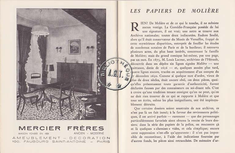 Les programmes de Théatre de l\